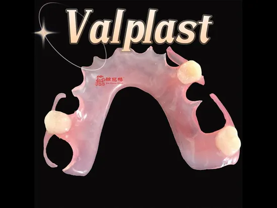 Affordable Removable Partial Valplast Dentures with Flexible Base and Acrylic Teeth Dental Lab Outsourcing Full Services