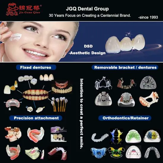 Implant Denture Zirconia Dental Aesthetic Restoration Crown with Titanium Abutment