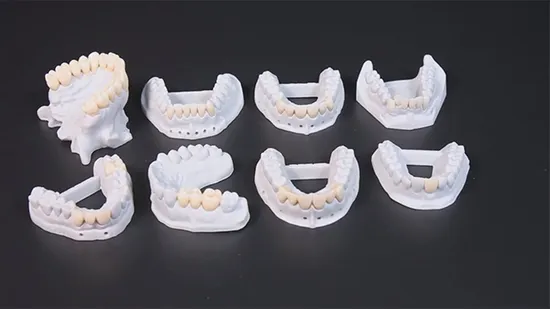 Zirconium Crown Denture Dental Bridges Digital Intraoral Scan Available High Strength 