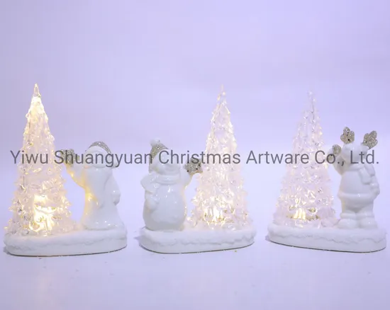 Christmas Ceramic for Holiday Wedding Party Decoration Supplies Hook Ornament Craft Gifts 