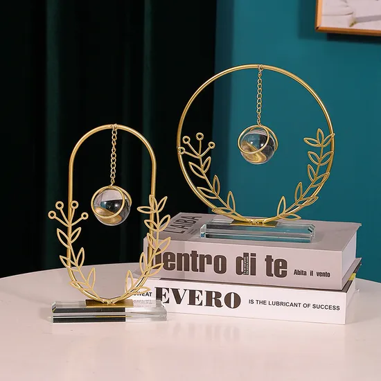 Metal Pendant with Crystal Ball 